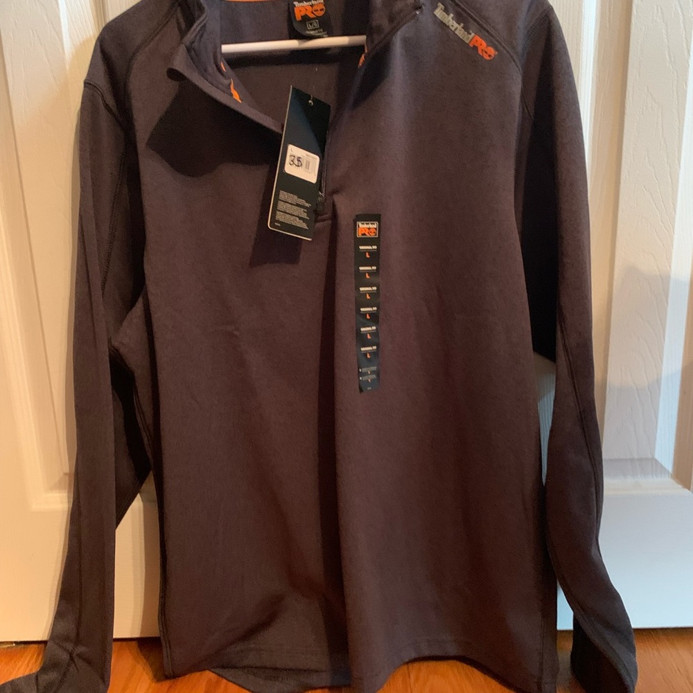Timberland PRO Men’s Quarter-Zip Fleece Pullover ~ L .